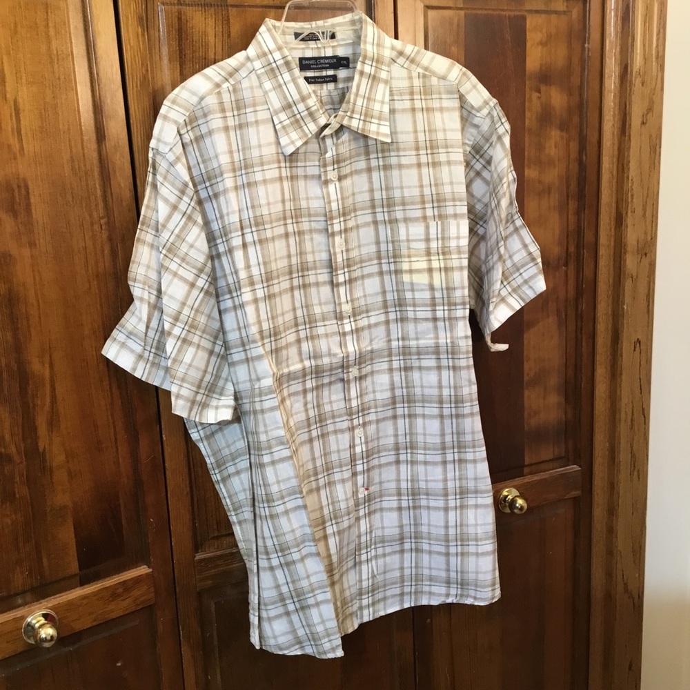 Daniel Cremieux Collection shortsleeved linen shirt, size XXL, never worn